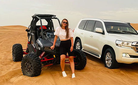 Evening Desert Safari with Buggy Ride